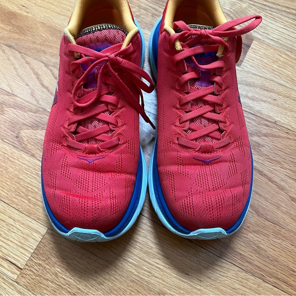 Hoka Pink and Blue Women's Sneakers - Picture 4 of 6